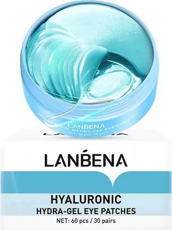 Patches për sy Lanbena Hyaluronic Hydrogel për femra, 60 copë