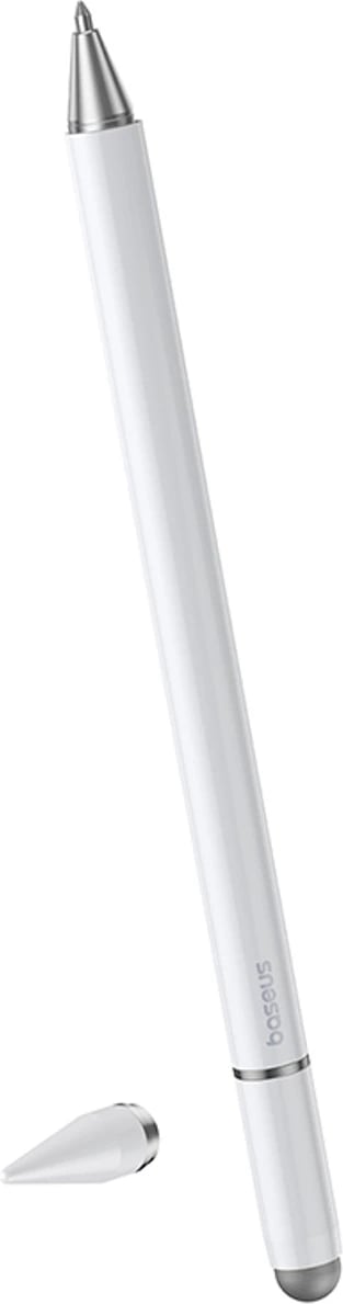 Stylus Baseus Smooth Writing III 3in1, për smartphone/tablet/laptop, i bardhë