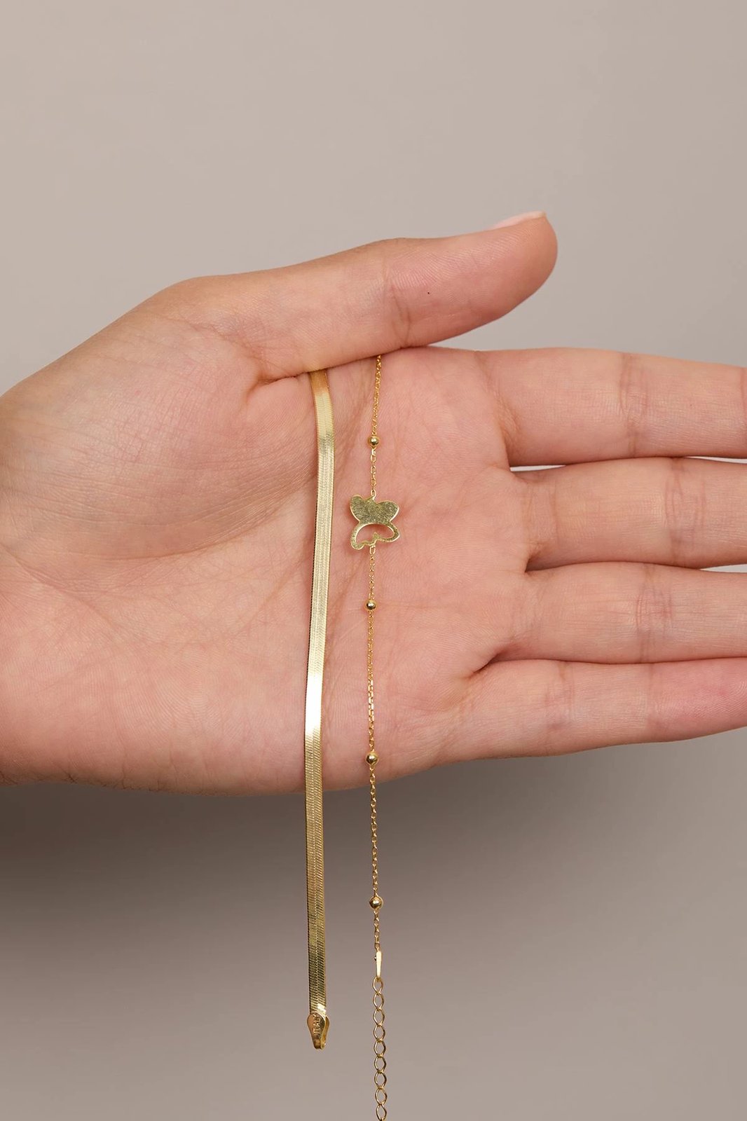 Byzylyk argjendi Elika Silver, ngjyrë ari, ELKSET80077A