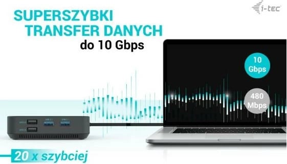 Docking station i-tec C31TRIPLE4KDOCKPDPRO, USB-C, HDMI, 2x DisplayPort, Power Delivery 100W, E zezë