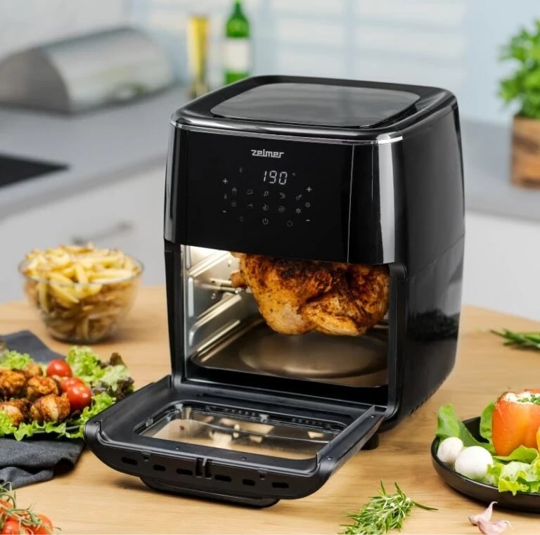 Fritezë Zelmer ZAF7120, 12 L, 1700 W, E zezë