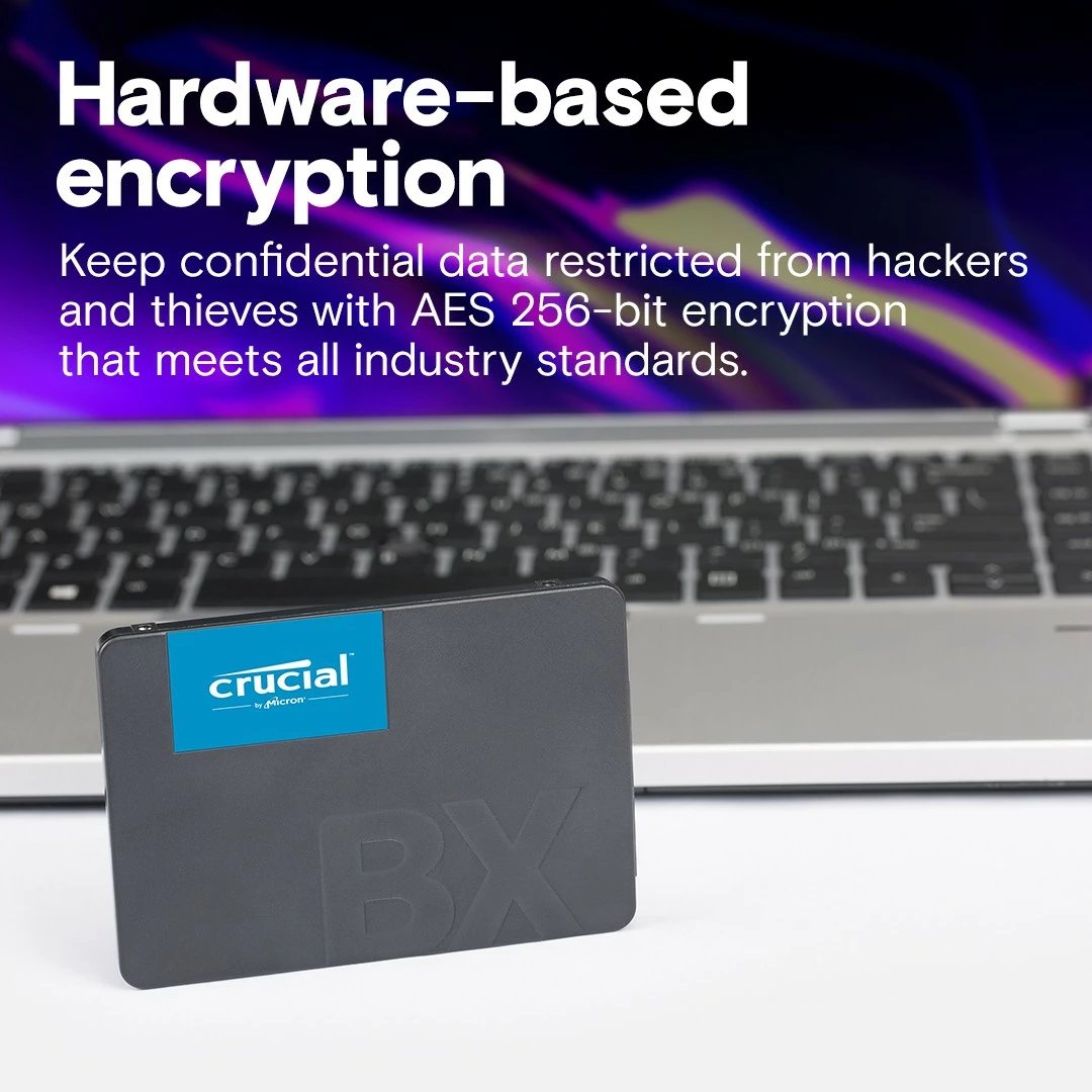 SSD Crucial BX500 4TB 2.5" SATA III, 3D NAND, i zi