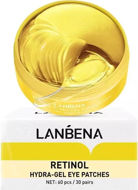 Pllaka hidrogel për sy Lanbena Retinol, 60 copë, për femra