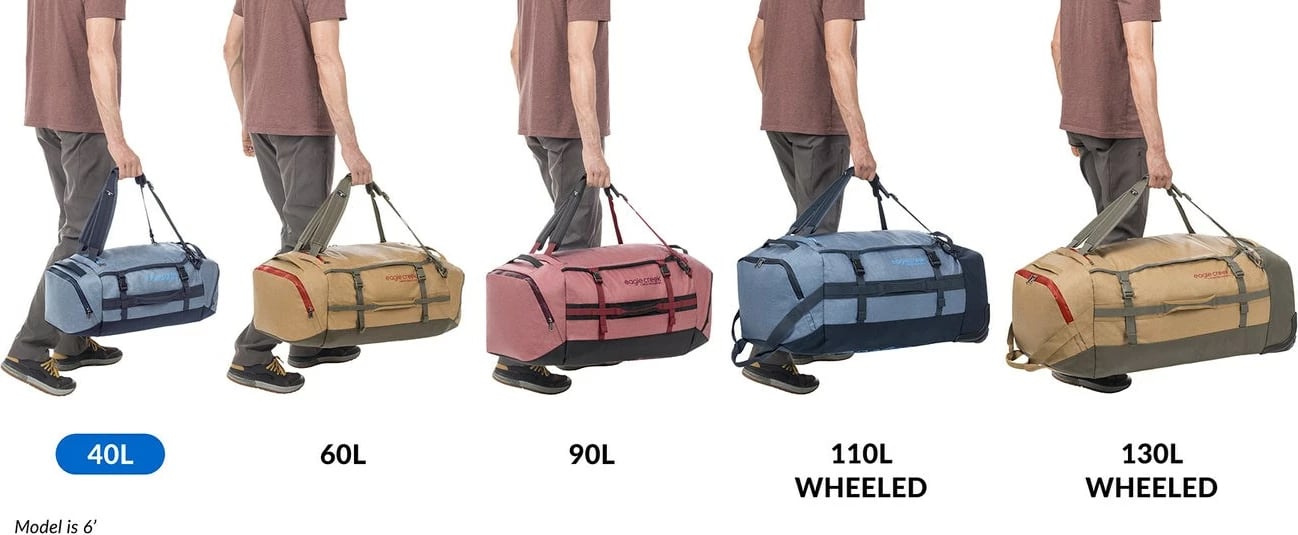 Çantë duffel Eagle Creek Cargo Hauler 40L, poliestër, charcoal