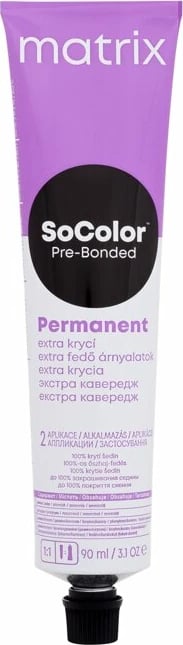 Ngjyrë për flokë Matrix SoColor Pre-Bonded Permanent Extra Coverage 506NV për femra kafe 90ml