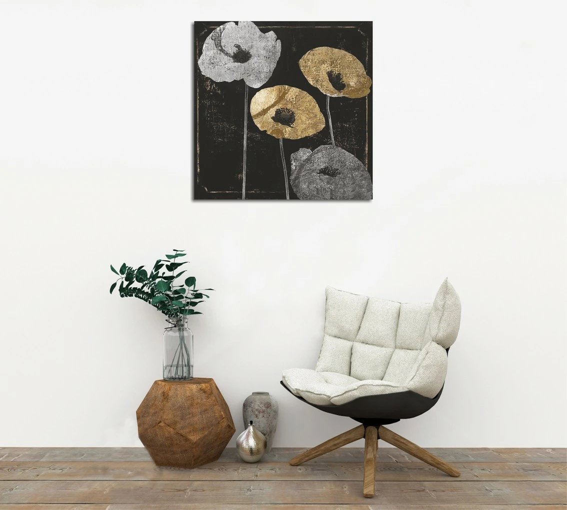 Pikturë dekorative në kanavacë, shumëngjyrëshe, KC141, 45x45cm