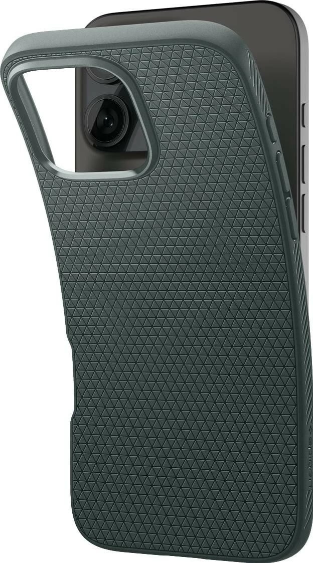 Mbështjellës Spigen Liquid Air iPhone 16 Pro, i gjelbër