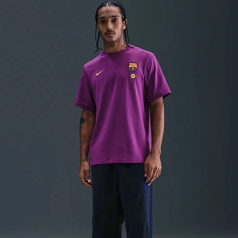 Maicë për meshkuj Nike FC Barcelona, e kuqe/vjollcë