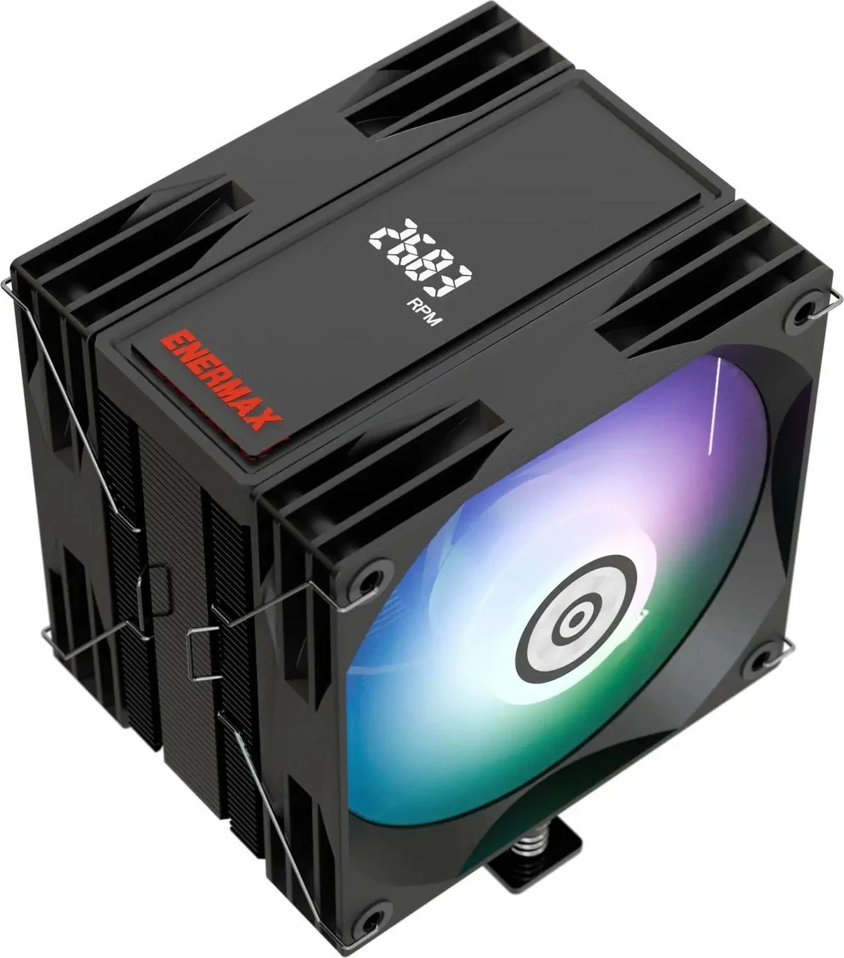 Kasë ftohëse Enermax ETS-T41D, 2x120mm, ARGB, e zezë