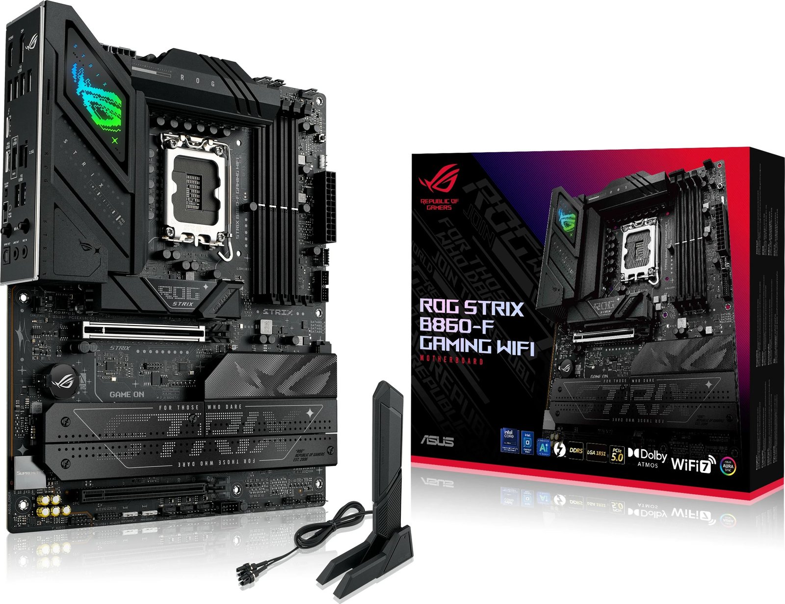 Pllakë amë ASUS ROG STRIX B860-F GAMING WIFI, LGA1851 Pllakë amë ASUS ROG STRIX B860-F GAMING WIFI, LGA1851