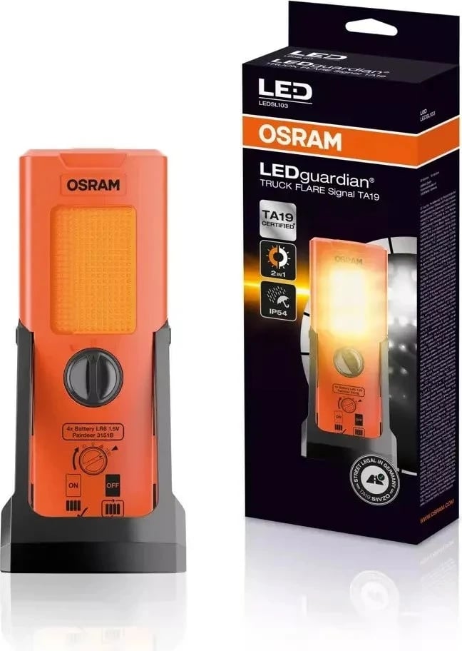 Dritë sinjalizuese OSRAM LEDguardian TRUCK FLARE Signal, portokalli