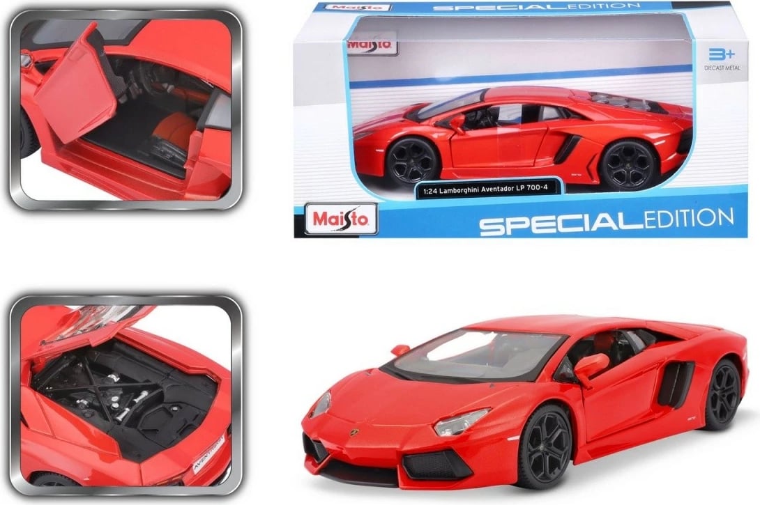 Model makine Maisto Lamborghini Aventador LP700-4, 1:24, portokalli