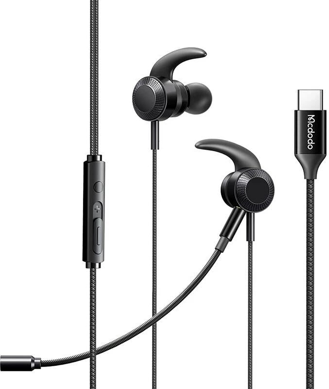 Kufje gaming Mcdodo HP-1340 me mikrofon, USB-C, të zeza
