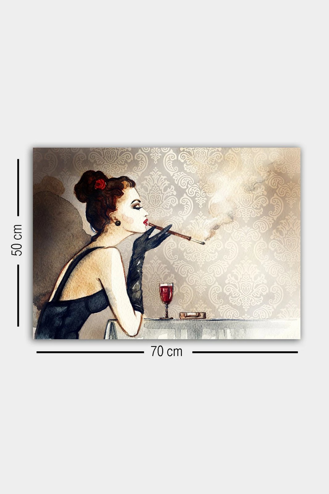 Pikturë dekorative në kanavacë, Wallity, 301227356-5070, shumëngjyrëshe, 50x70cm