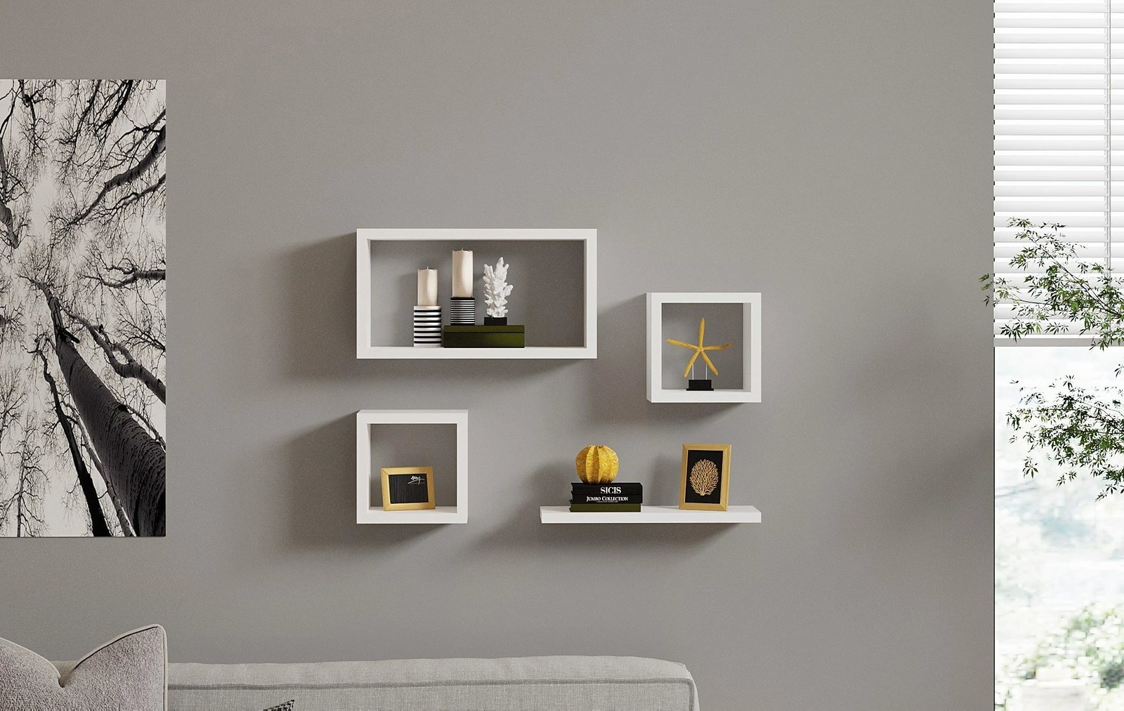 Raft muri Hanah Home, Babi, ngjyrë e bardhë