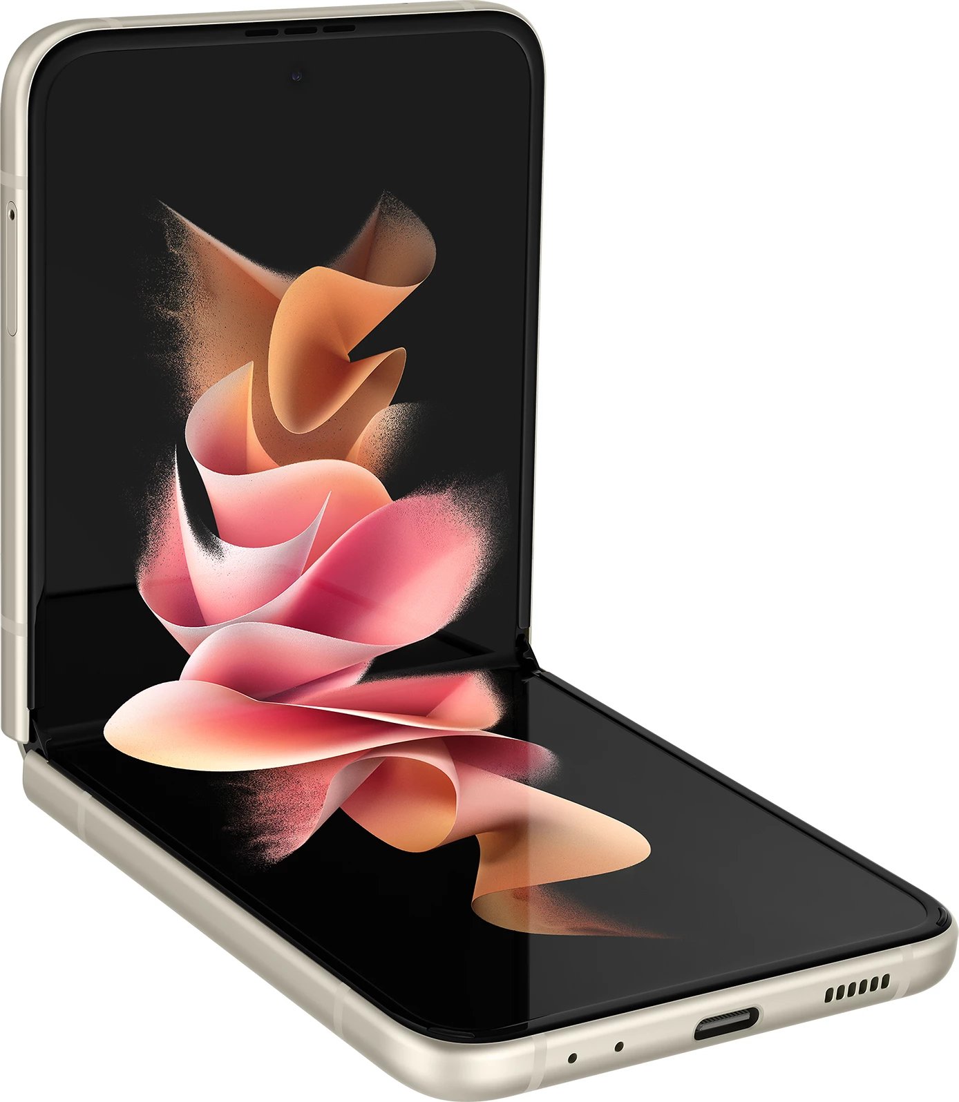 Celular Samsung Galaxy Z Flip3 SM-F711B 8+128GB DS 5G, Krem