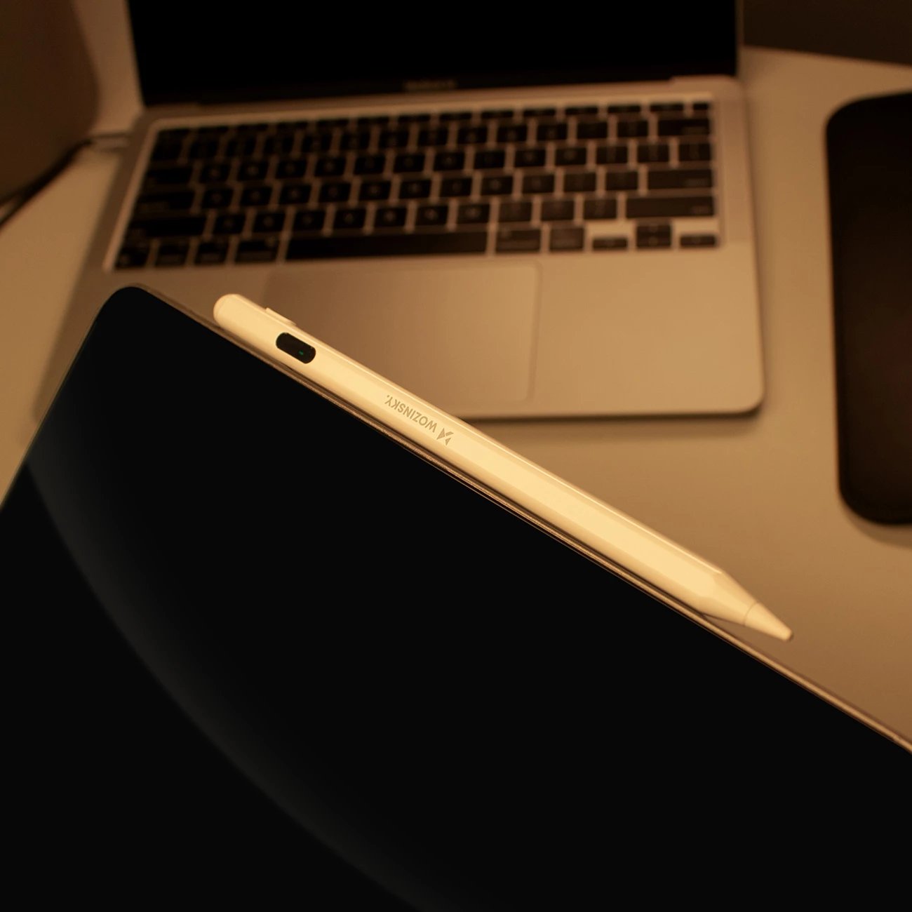 Stilus universal aktiv Wozinsky W2268YAS, për Android dhe iOS, USB-C, i bardhë