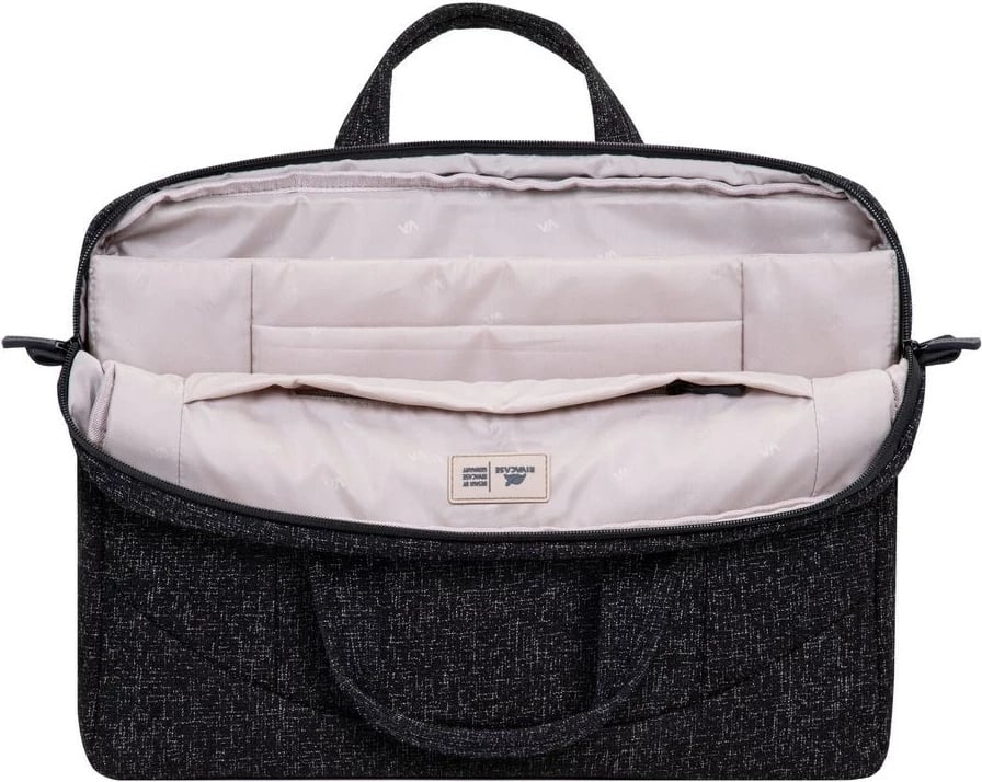 Çantë messenger RivaCase 7931, për laptop 15.6", e zezë