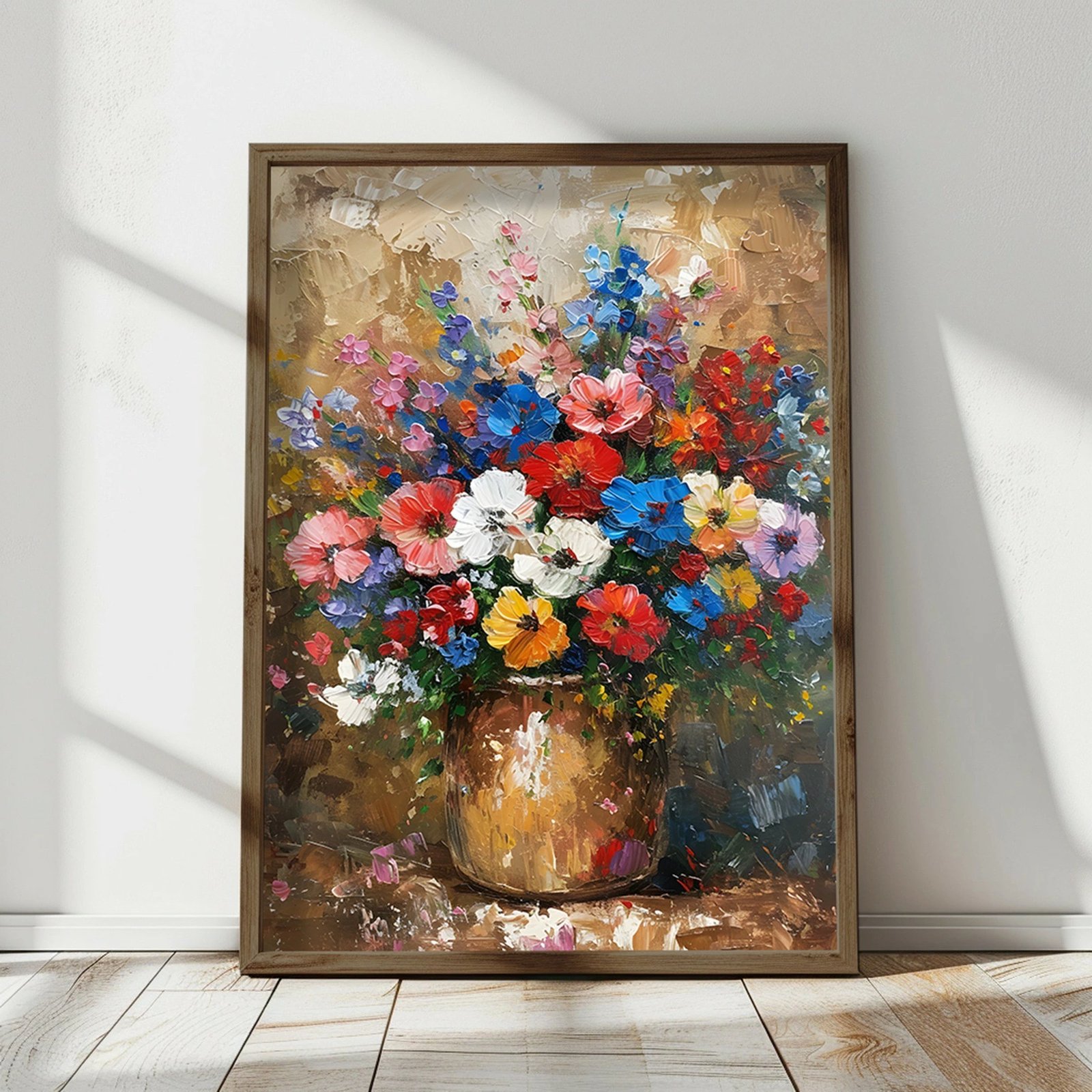 Pikturë dekorative me kornizë MDF, Wallity, AI117, shumëngjyrëshe, 50x70x3.5cm