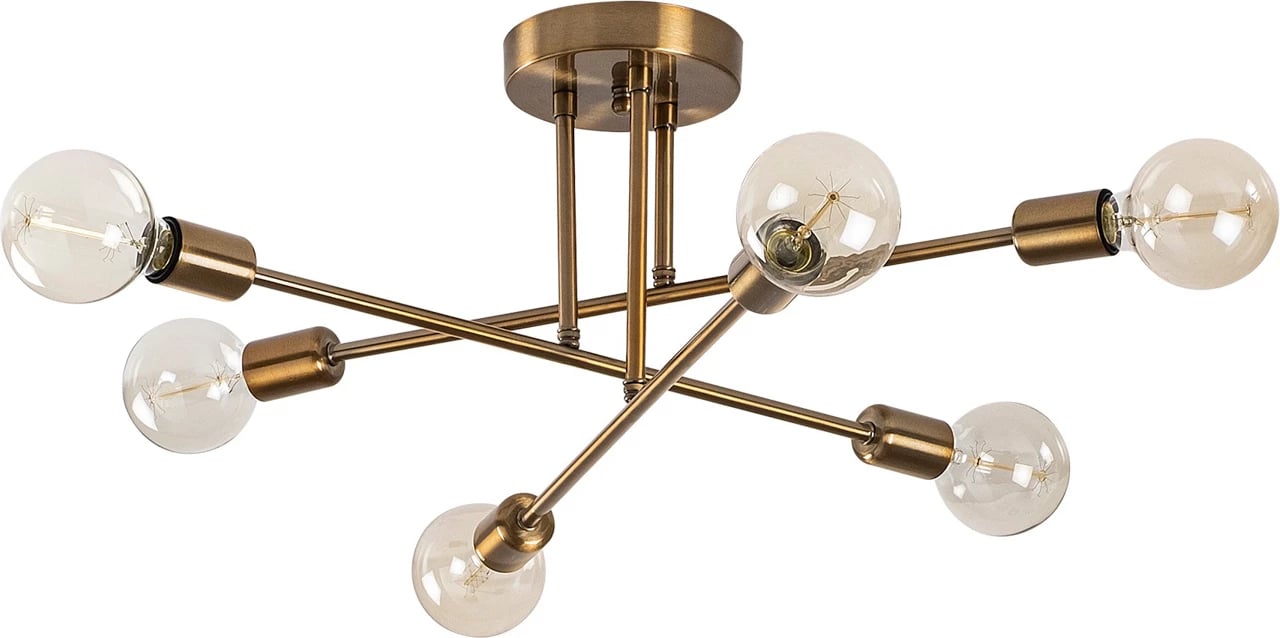 Llambadar Opviq, Flower - 176, ngjyrë vintage, 64x64x30cm