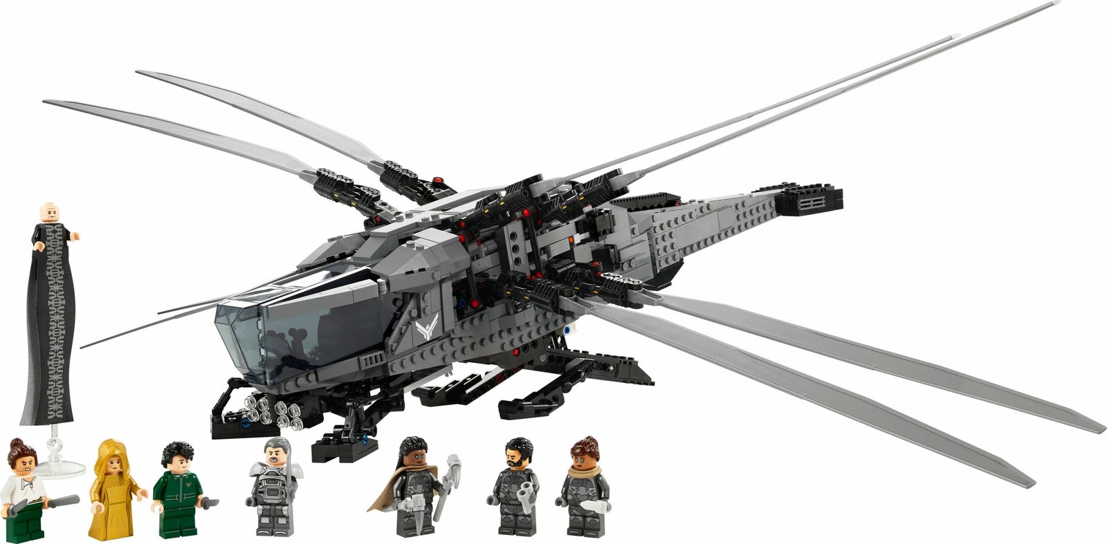 Set ndërtimi LEGO Dune Atreides Royal Ornithopter 1369 pjesë, multingjyrësh