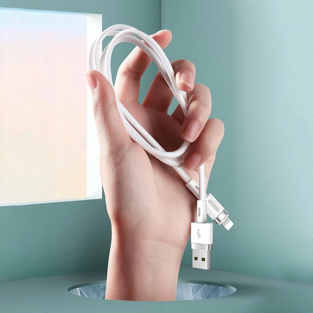 Kabllo Joyroom S-1224N2, USB-A në Lightning, 1.2m, 2.4A, e zezë