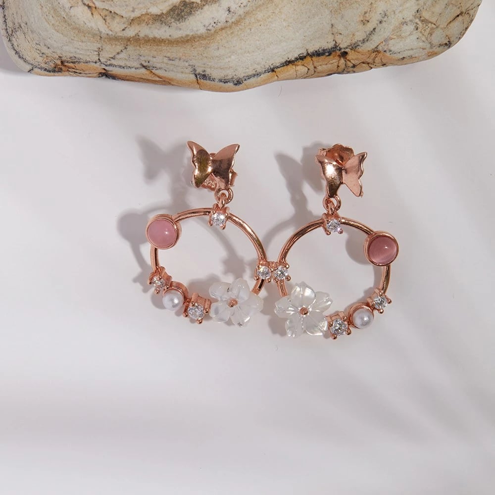 Vathë argjendi rozë gold Elika Silver, ELKYS60238