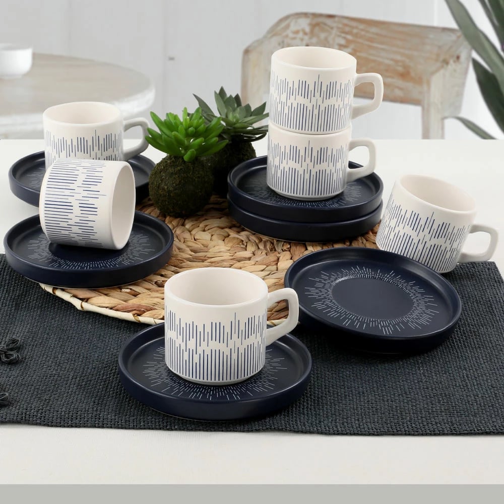 Set filxhanash kafeje (12 copë), Hermia Concept, TC038012F9RXA046100MATCS00