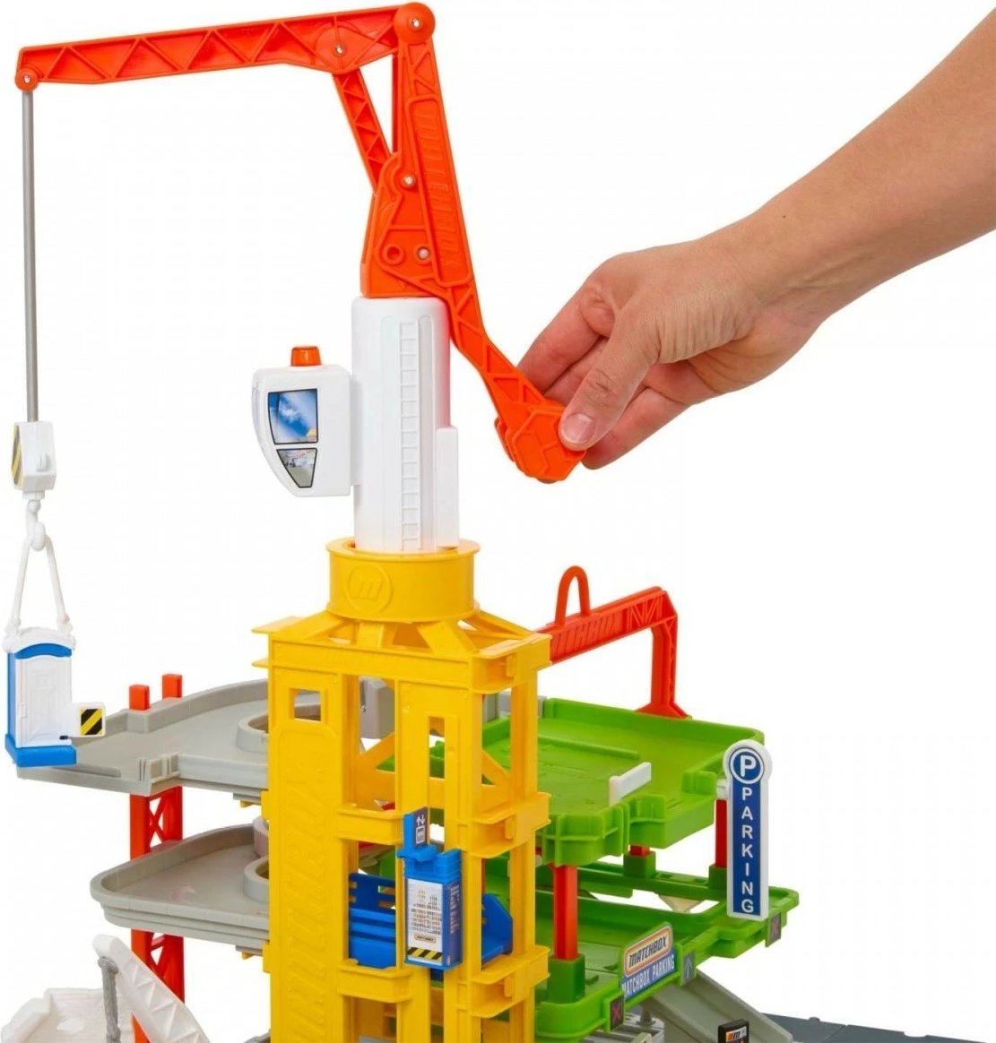 Set ndërtimi Matchbox True Adventures Construction Zone, me drita e tinguj, shumëngjyrësh