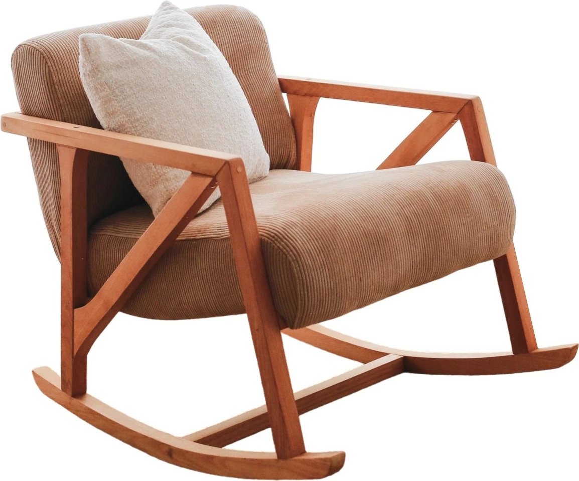 Karrige sallanan Wing, Atelier del Sofa, Nini, ngjyrë camel