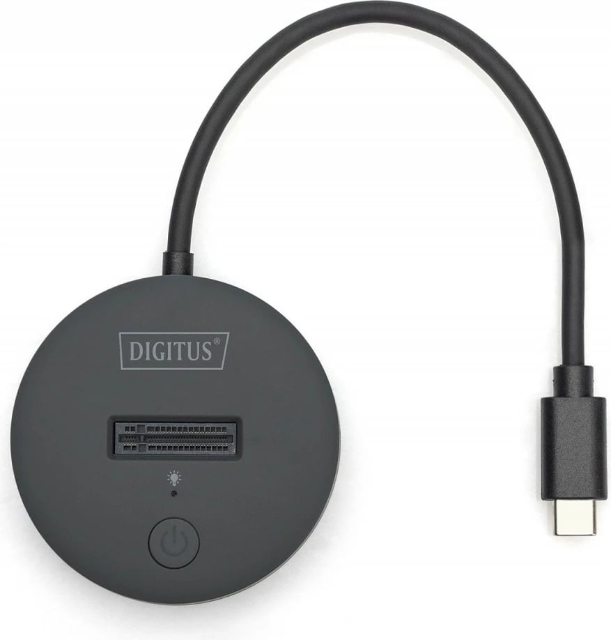 Stacion dokimi për SSD Digitus DA-71547, M.2 NVMe/SATA, USB-C 3.2 Gen2, 4TB, Zi