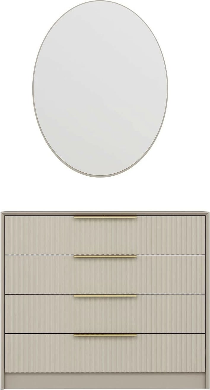 Komodë Hanah Home, Kale Luxe - 7940, ngjyrë gur