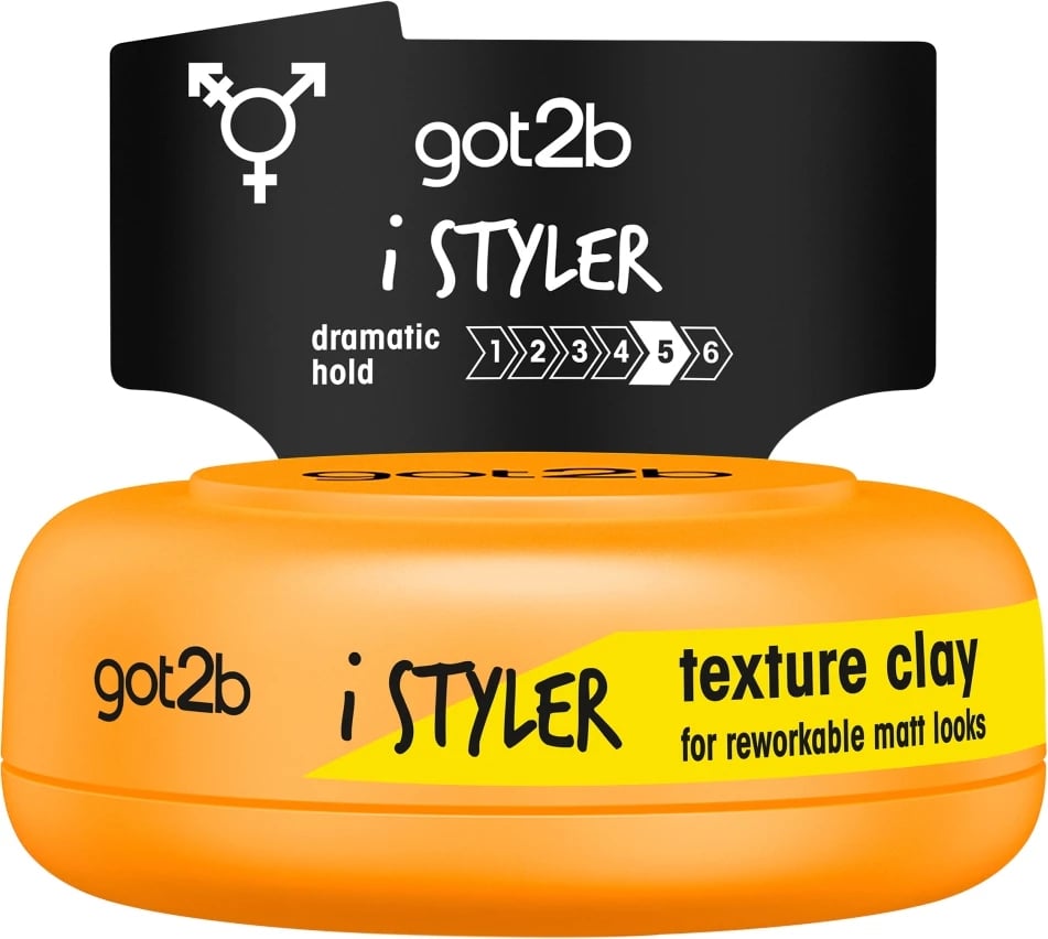 Argjilë për flokë Got2B iStyler Texture Clay Mattifying 75ml