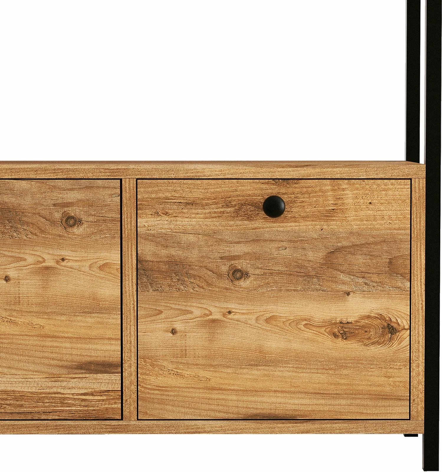 Konsol Hanah Home, ngjyrë pishë Atlantic, e zezë, Nero v2