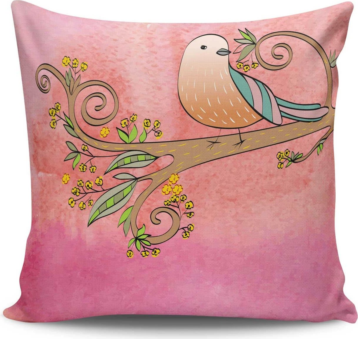 Jastëk dekorativ Aberto Design, NKRLNT-076, shumëngjyrësh, 43x43cm