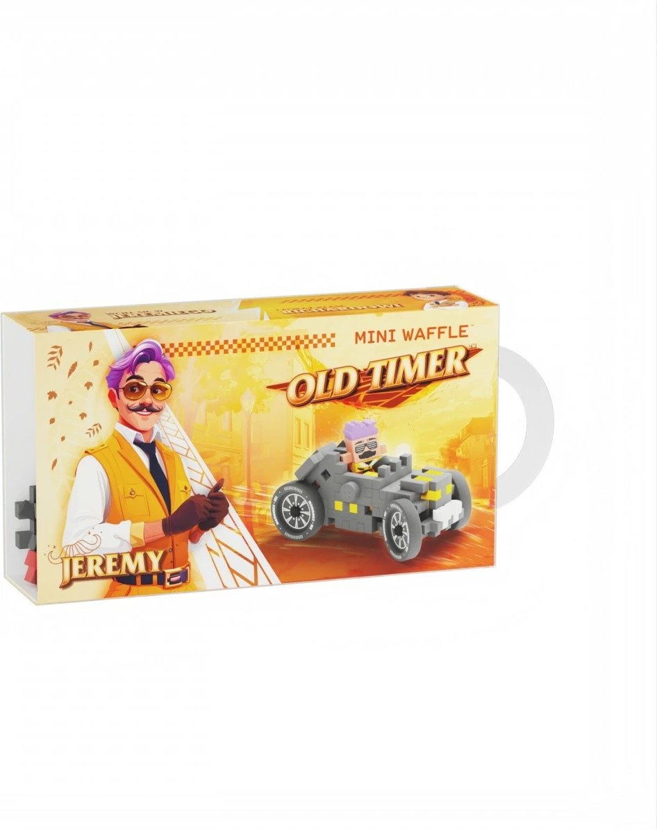 Set lodrash ndërtimi Marioinex Mini Waffle Old Timer, 50 elemente, Gri