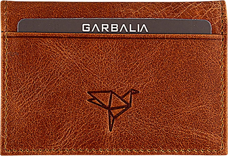 Portofol unisex Zoozie Bags, Vera Crazy, ngjyrë kafe e hapur (tan)