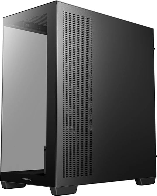 Kasë DeepCool CG580 4F V2, midi tower, e zezë, me ndriçim RGB