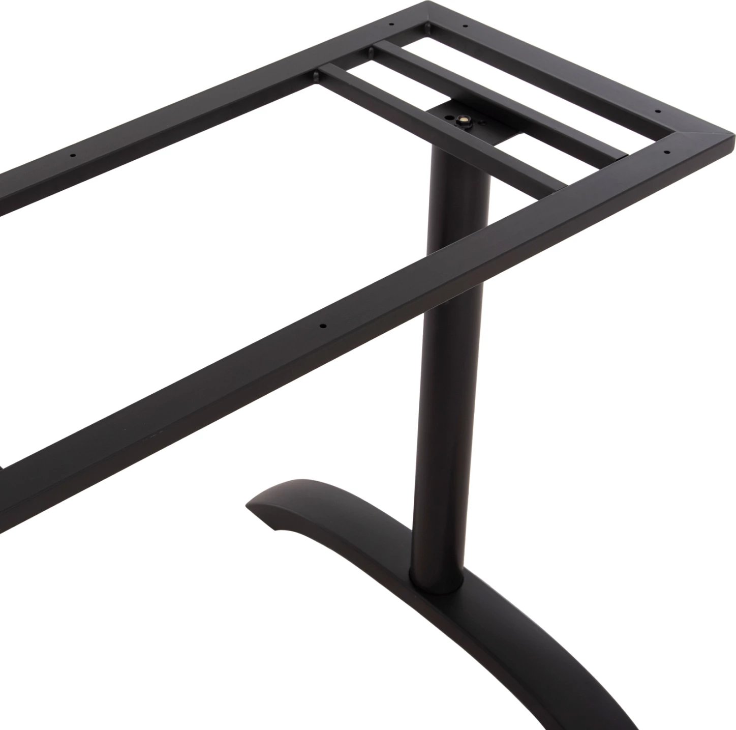 Bazë për tavolinë, metalike, ngjyrë e zezë mat, FH461.11, 100x40x73 cm