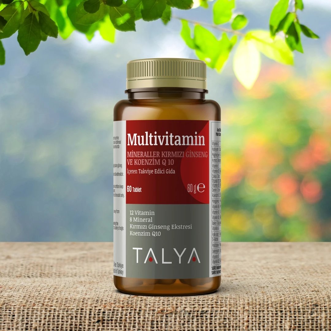 Multivitamin + Red Ginseng & CoQ10, 60 tabs Multivitamin + Red Ginseng & CoQ10, 60 tabs