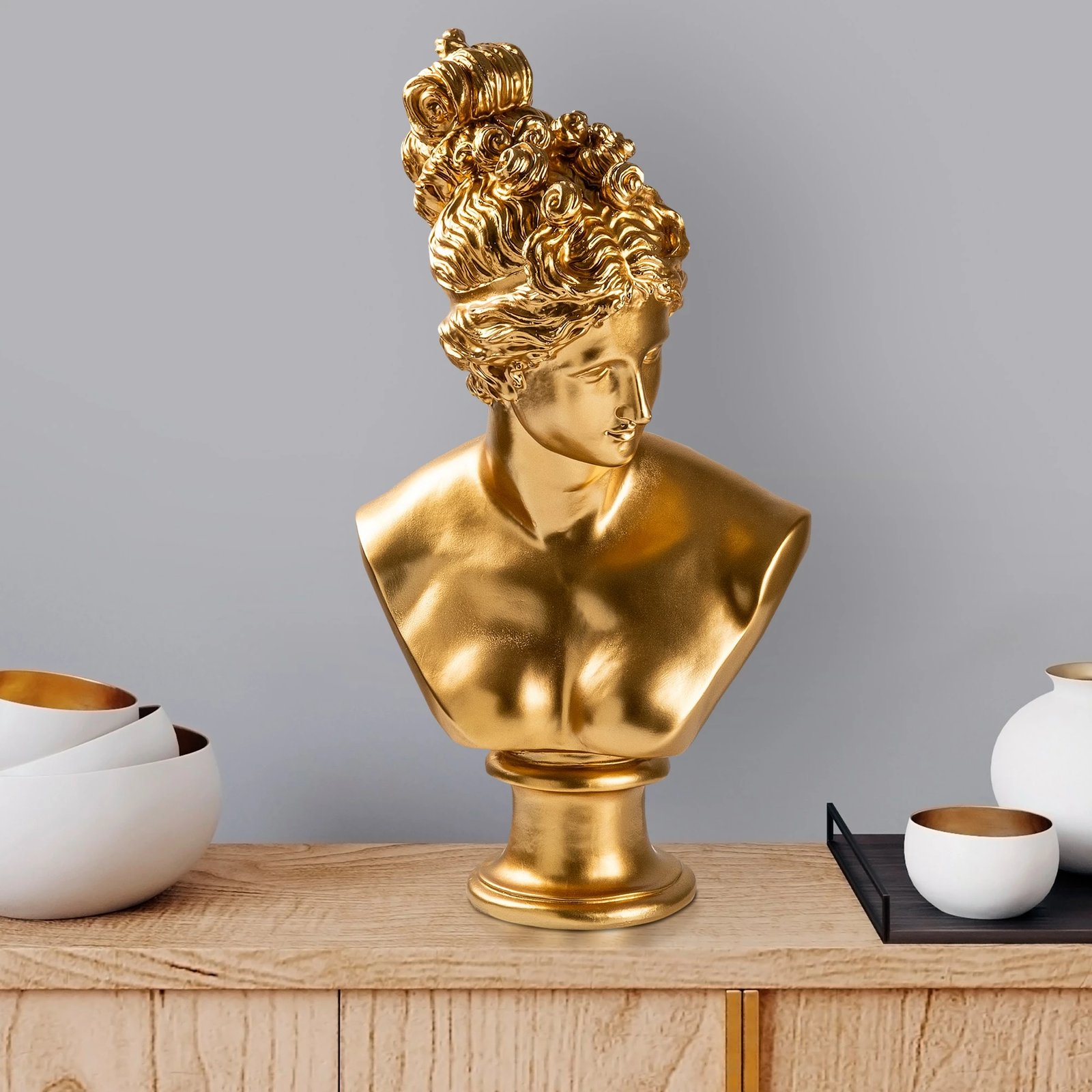 Objekt dekorativ Evila Originals, ngjyrë ari, Yak-037