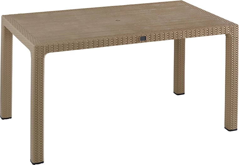 Tavolinë me karrige Explore-Ignite set 5 copë PP ngjyrë kapuçino 150x90x73.5cm