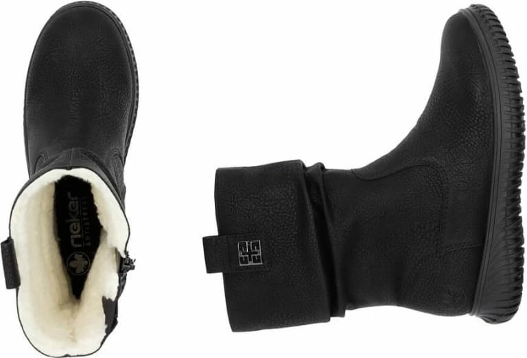 Çizme Rieker femra, të zeza