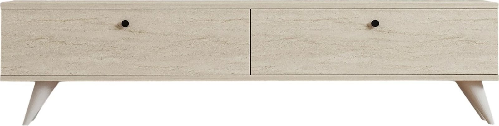 Komodë TV Skye Decor, Paris, ngjyrë travertin