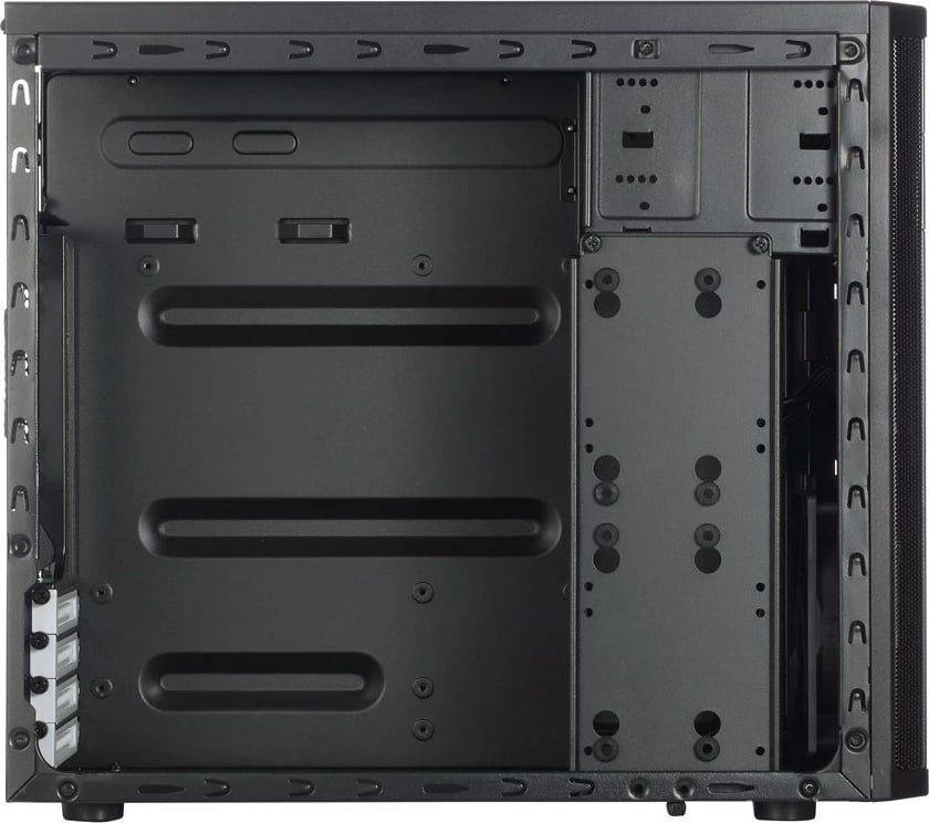 Kasë Fractal Design Core 1100, Mini Tower, micro ATX/Mini-ITX, e zezë Kasë Fractal Design Core 1100, Mini Tower, micro ATX/Mini-ITX, e zezë