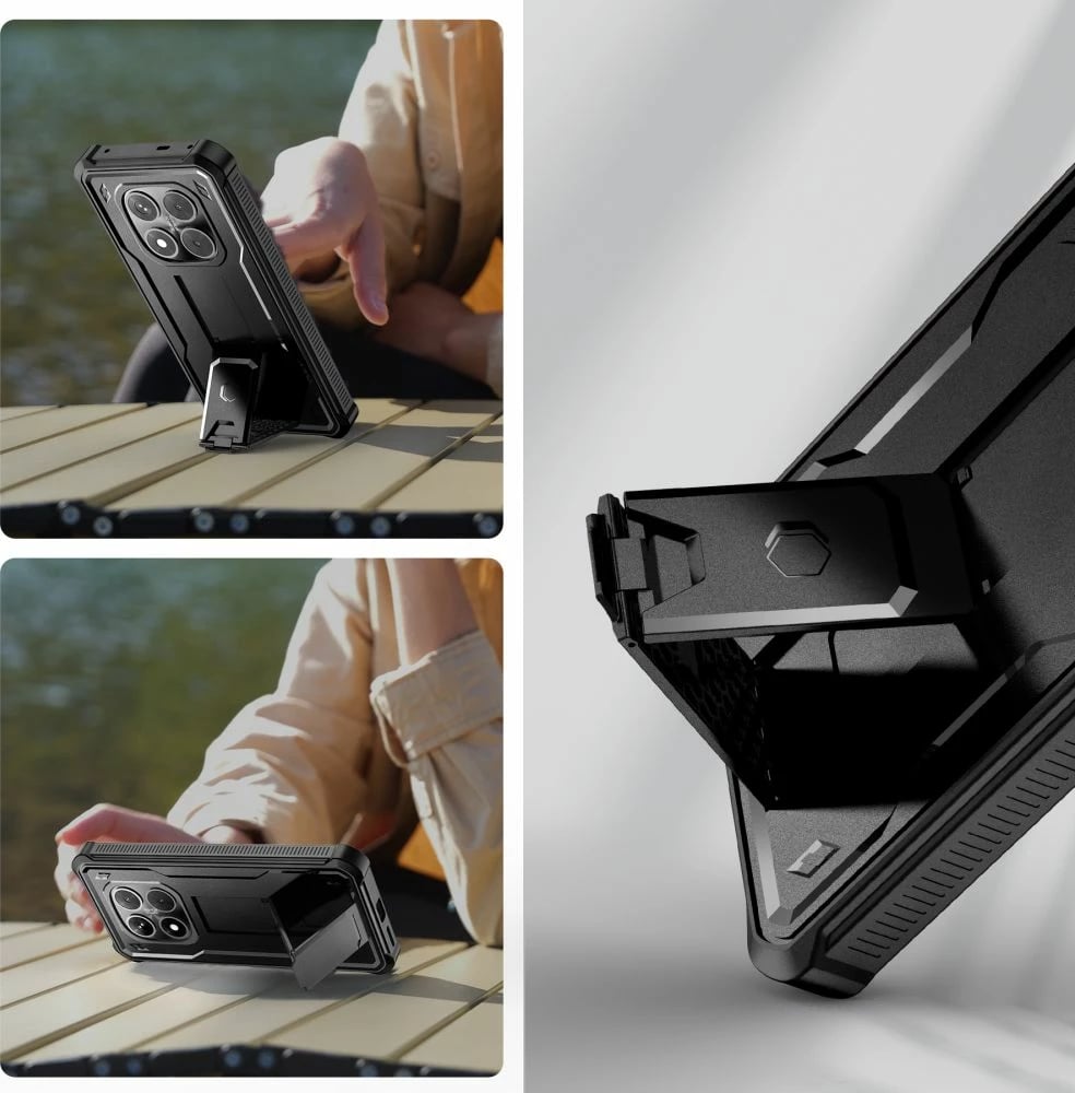 Mbështjellës Tech-Protect Kevlar Pro për Xiaomi Redmi Note 14 Pro 5G / Poco X7 5G, i zi