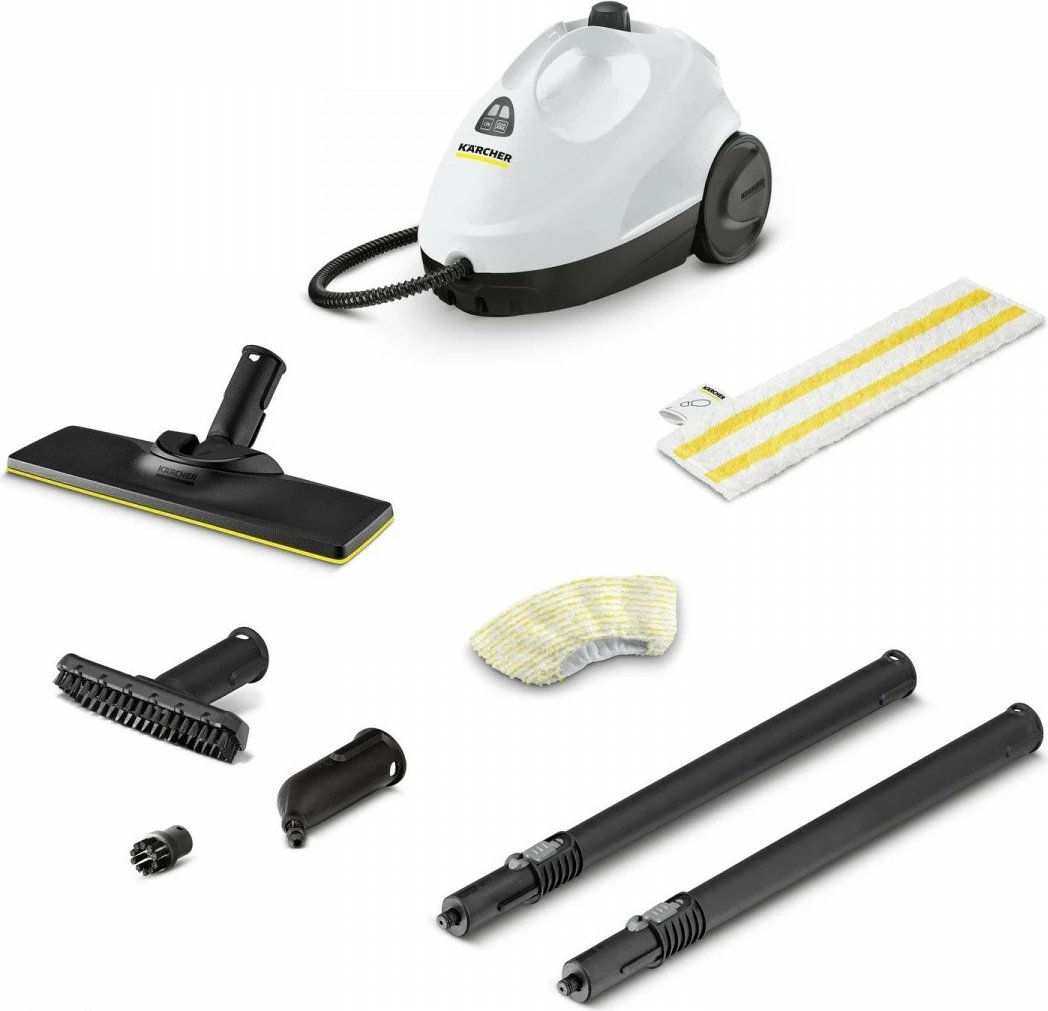 Pastrues me avull Karcher SC 2 EasyFix, 1.512-600.0, 1500W, 1L, Bardhë/Zi, me aksesorë