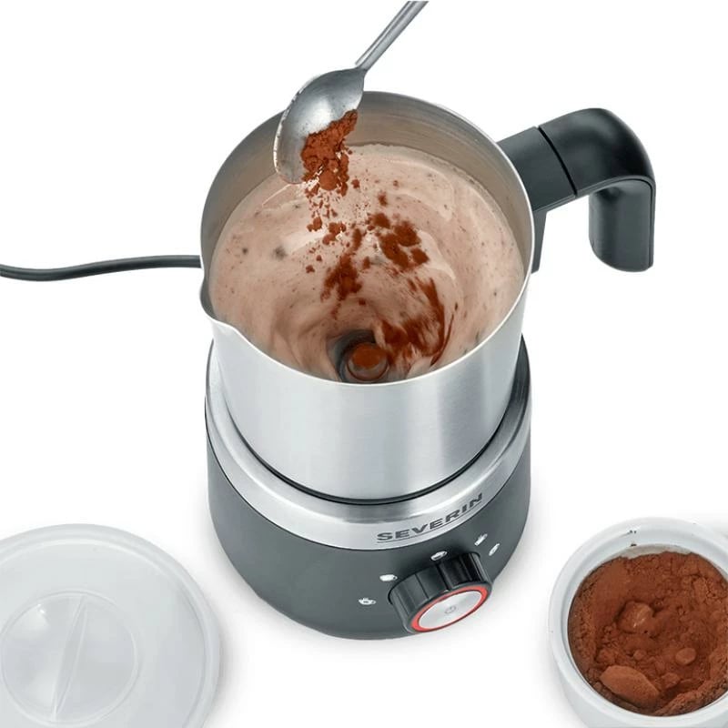 Shkumues qumështi, Severin SM 3588, inoks, elektrik, ngjyrë e zezë