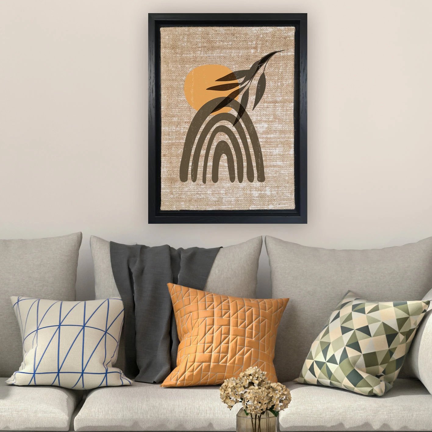 Pikturë dekorative në kanavacë, shumëngjyrëshe, Wallity, LSJ91953854347 - 96136, 96x136cm