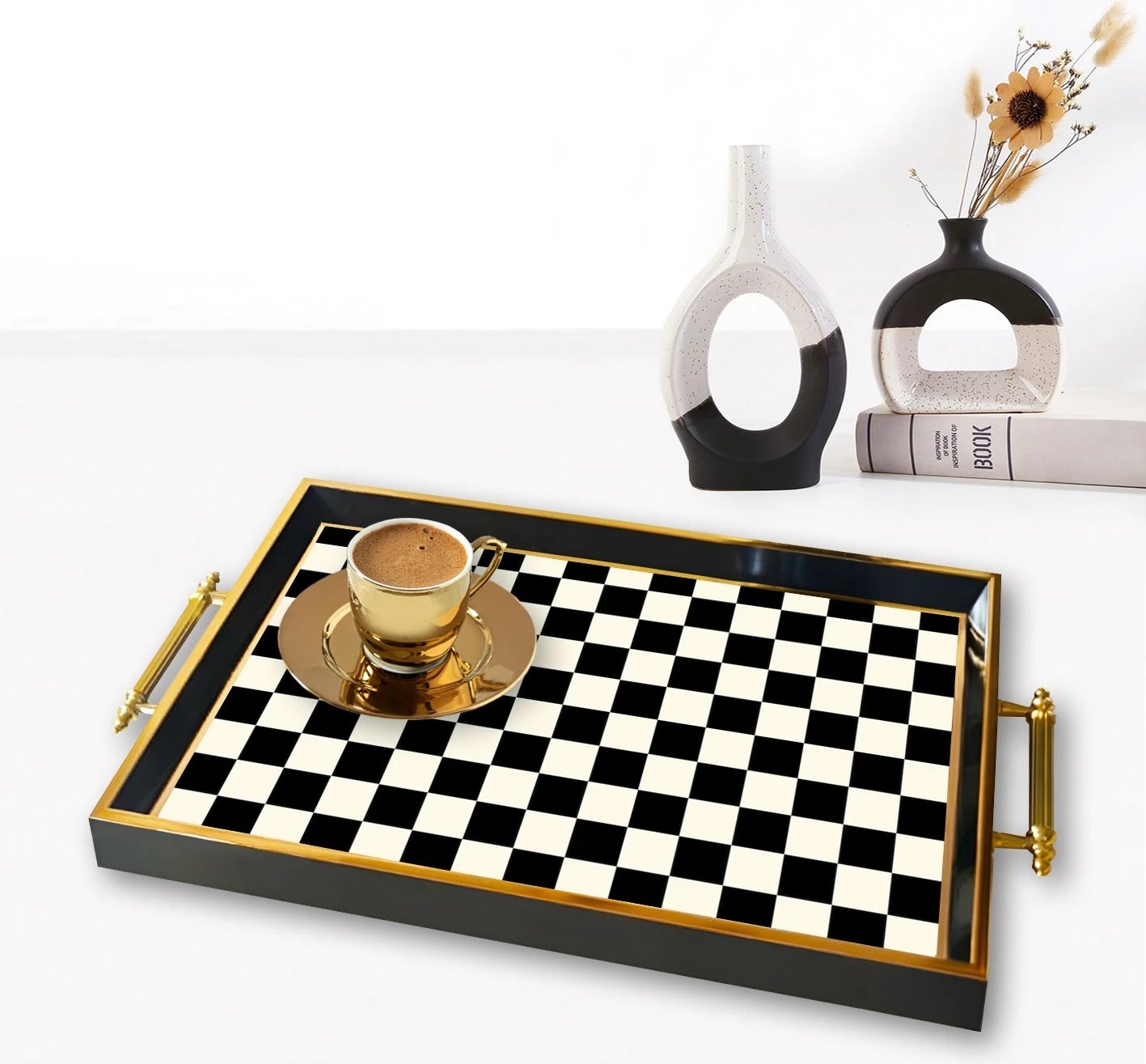 Tabaka xhami shumëngjyrëshe, Aberto Design, TPA9766, 50x29x3.5 cm